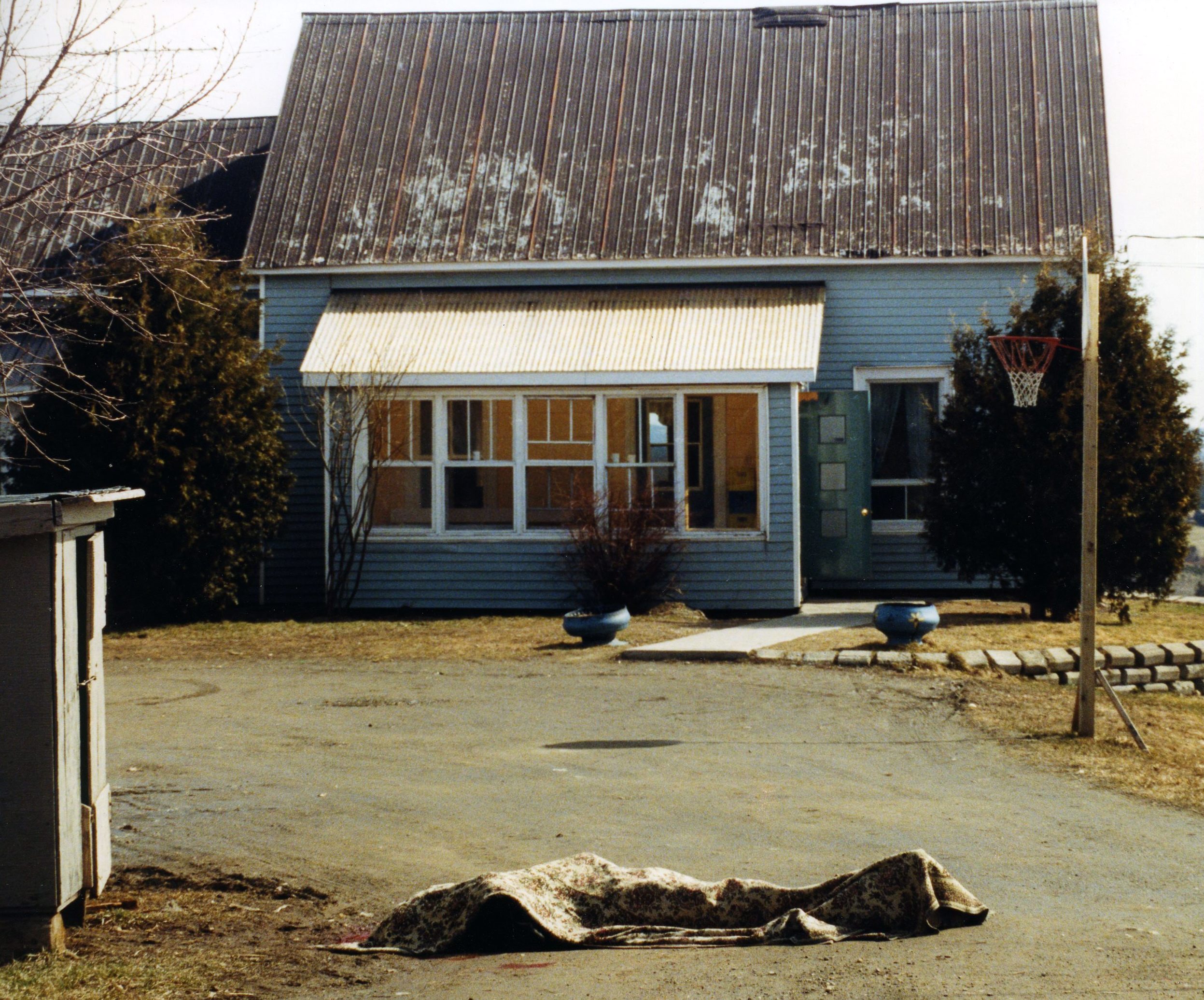 murder Dany Beaudin Scene where Dany Beaudin's body was found, in Saint-Frédéric, in Beauce, in April 2000.
